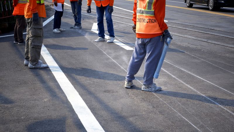 Markers in Construction Zones